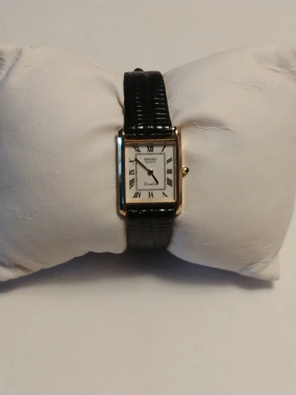 Ladies Seiko Exceline Tank Watch 8420-5540 JAPAN TESTED! New Battery
